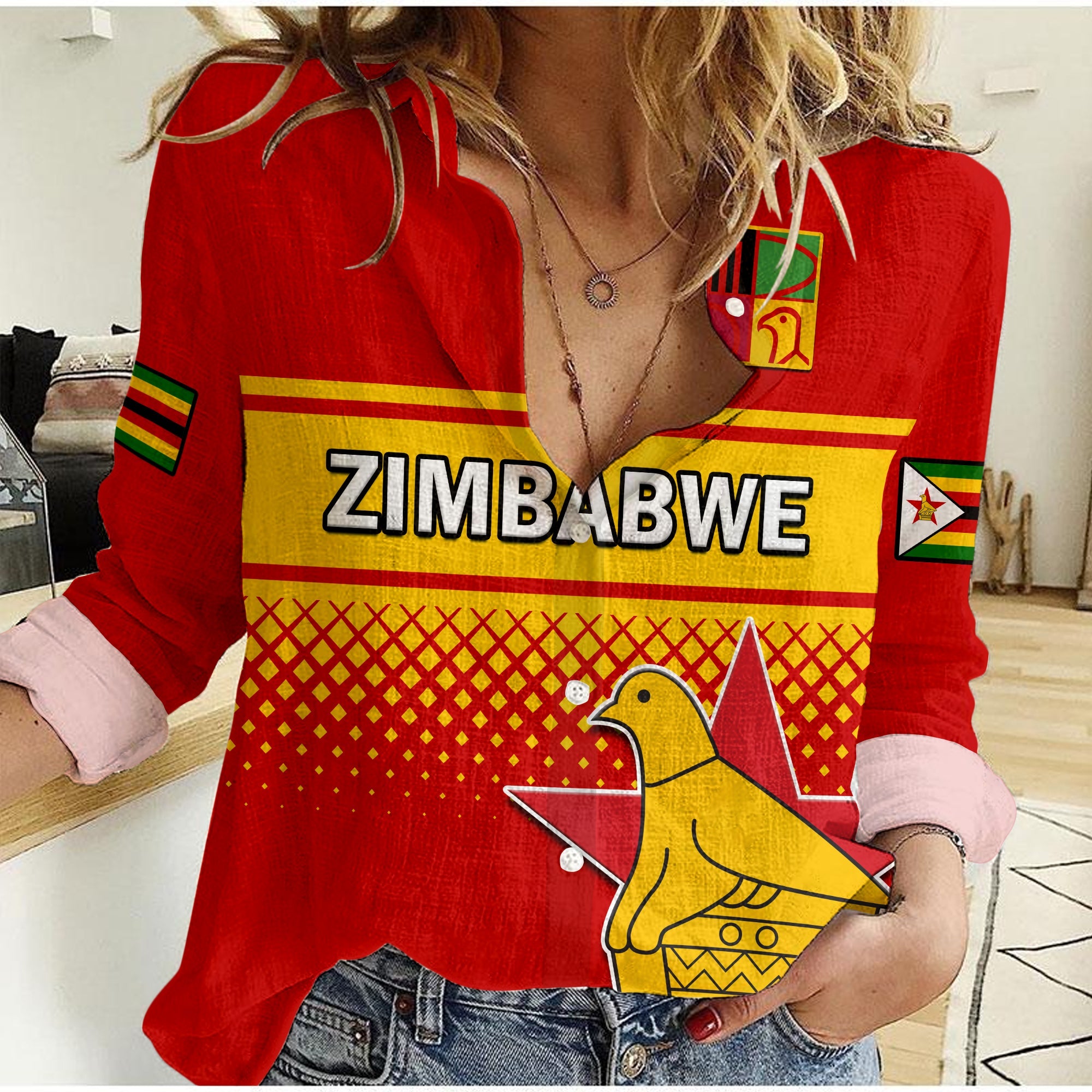 zimbabwe-cricket-women-casual-shirt-the-chevrons-odi-style