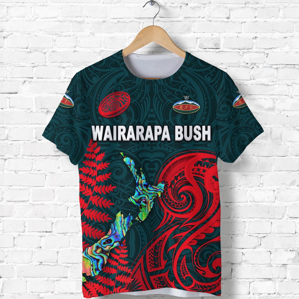 custom-personalised-maori-wairarapa-bush-rugby-t-shirt-new-zealand-silver-fern-custom-text-and-number