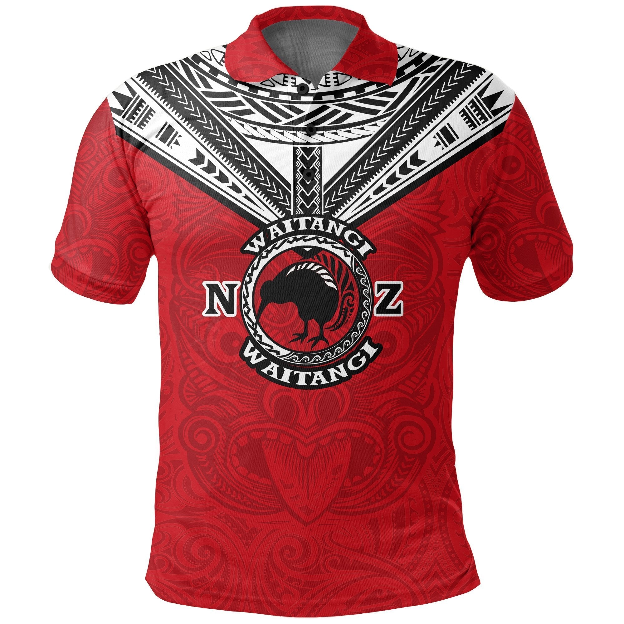 new-zealand-maori-polo-shirt-waitangi-day-red