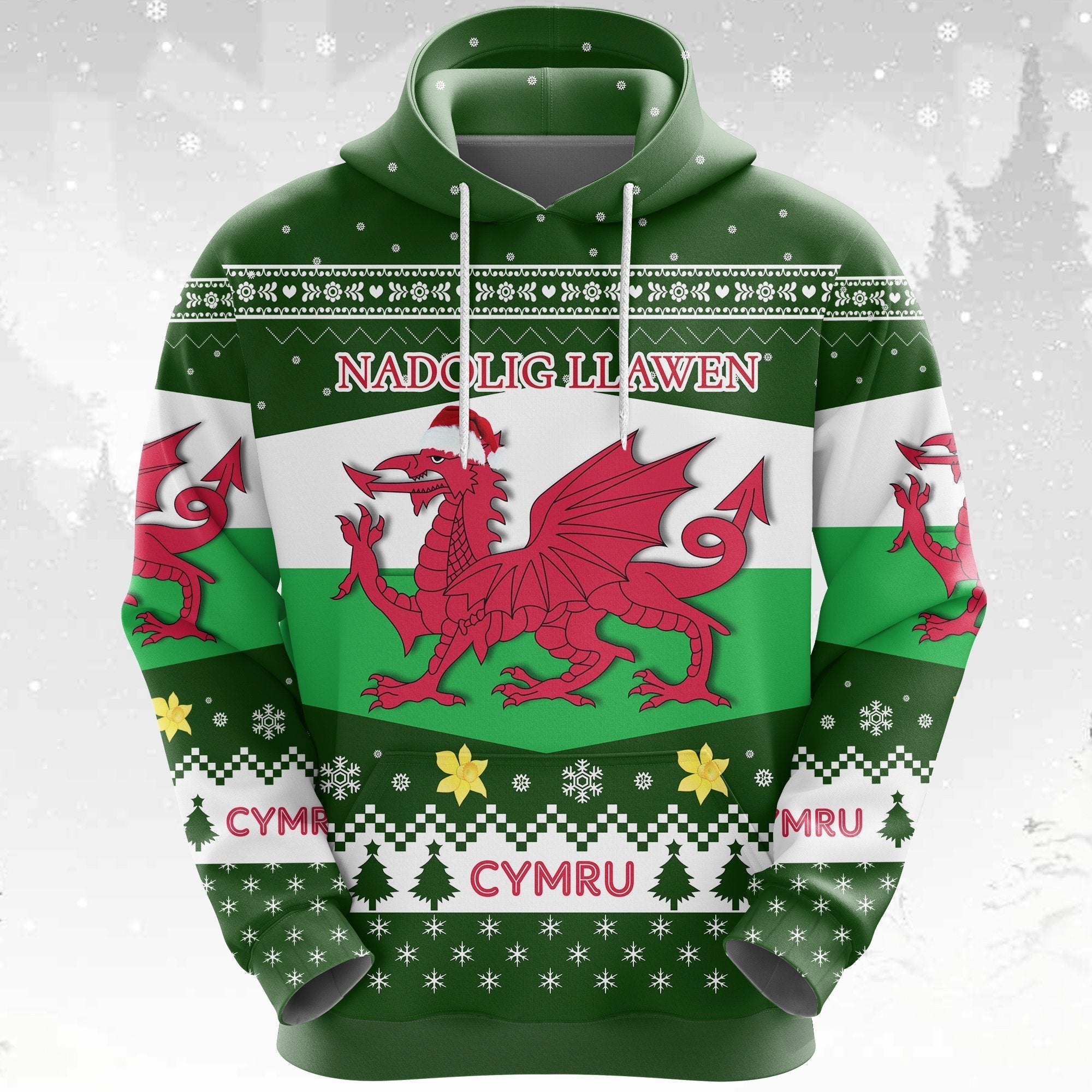 wales-christmas-hoodie