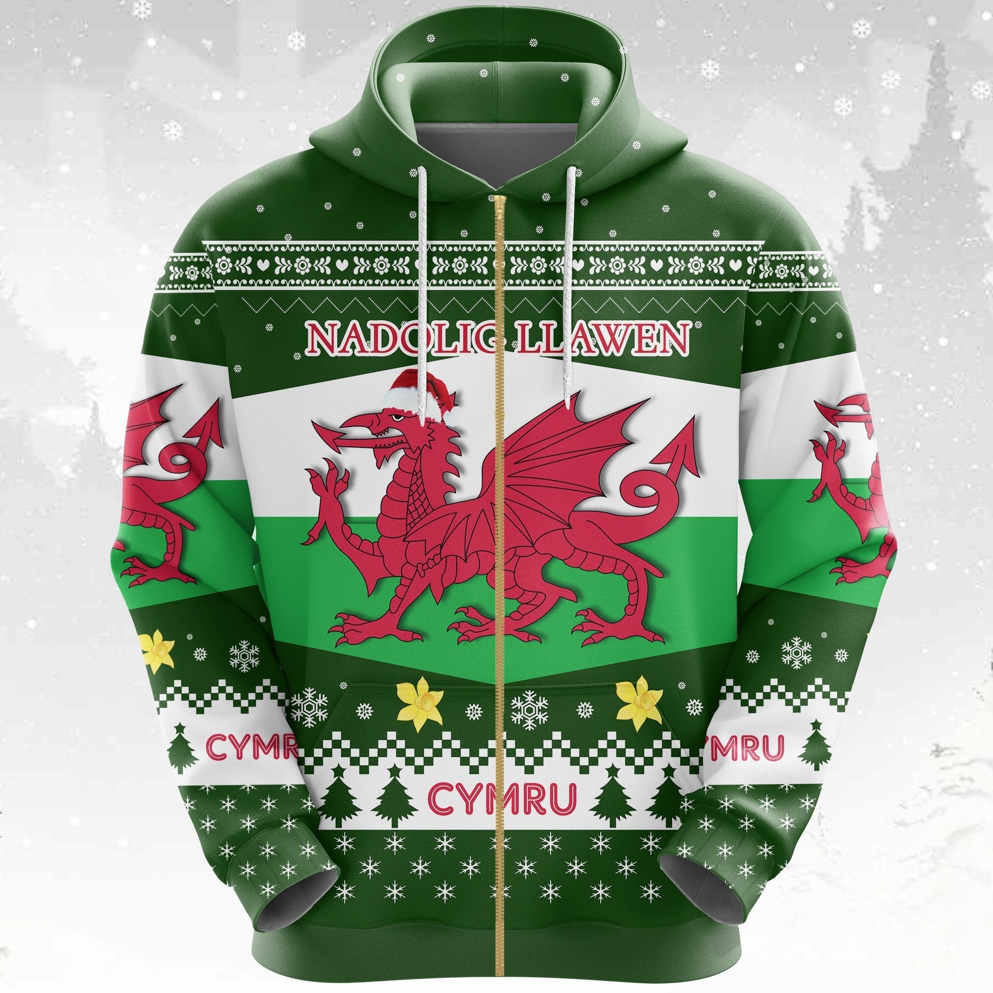 wales-christmas-zip-hoodie