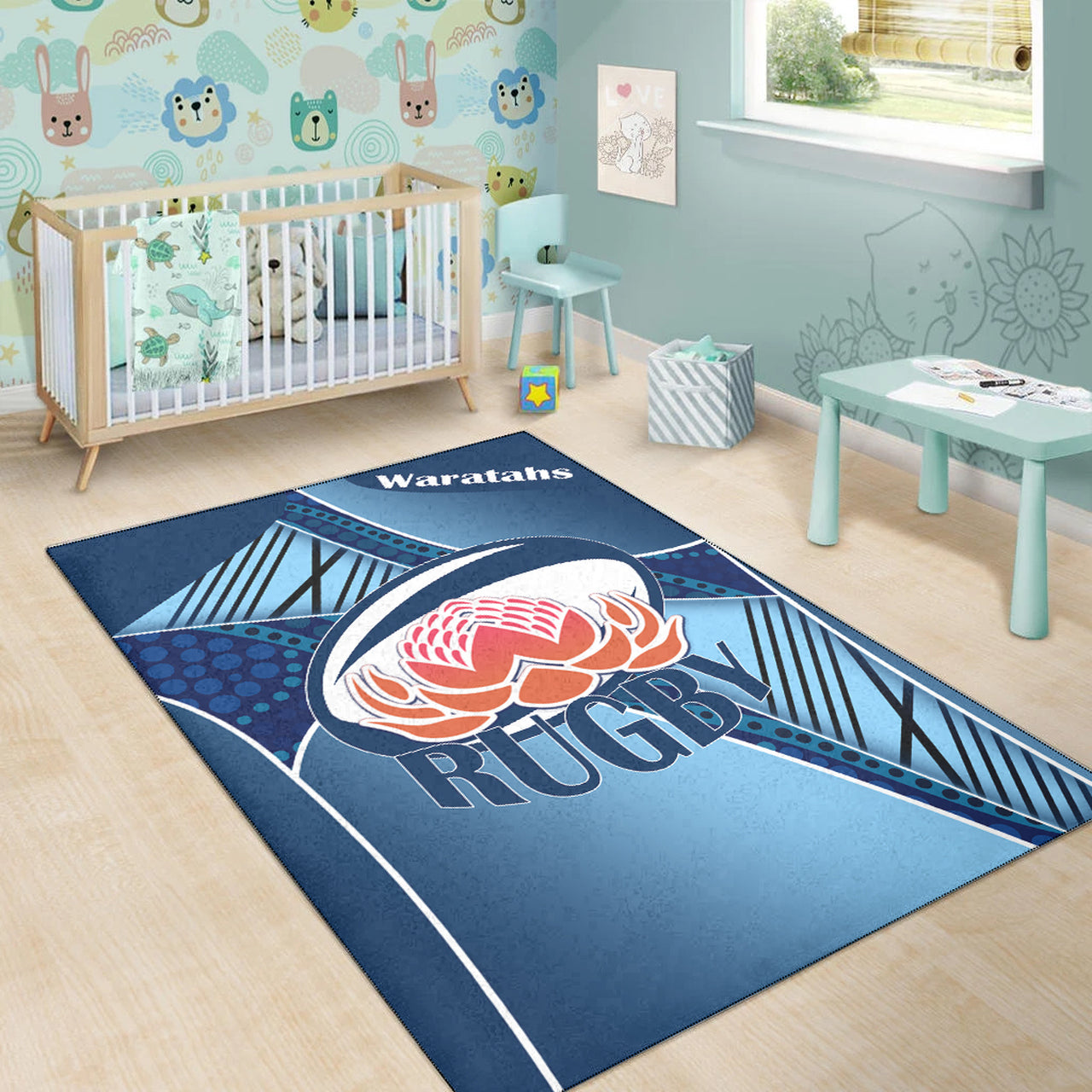 waratahs-rugby-area-rug-custom-rugby-ball-logo-area-rug