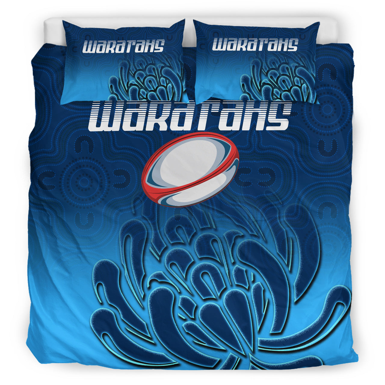 waratahs-rugby-bedding-set-custom-australian-native-flowers-bedding-set