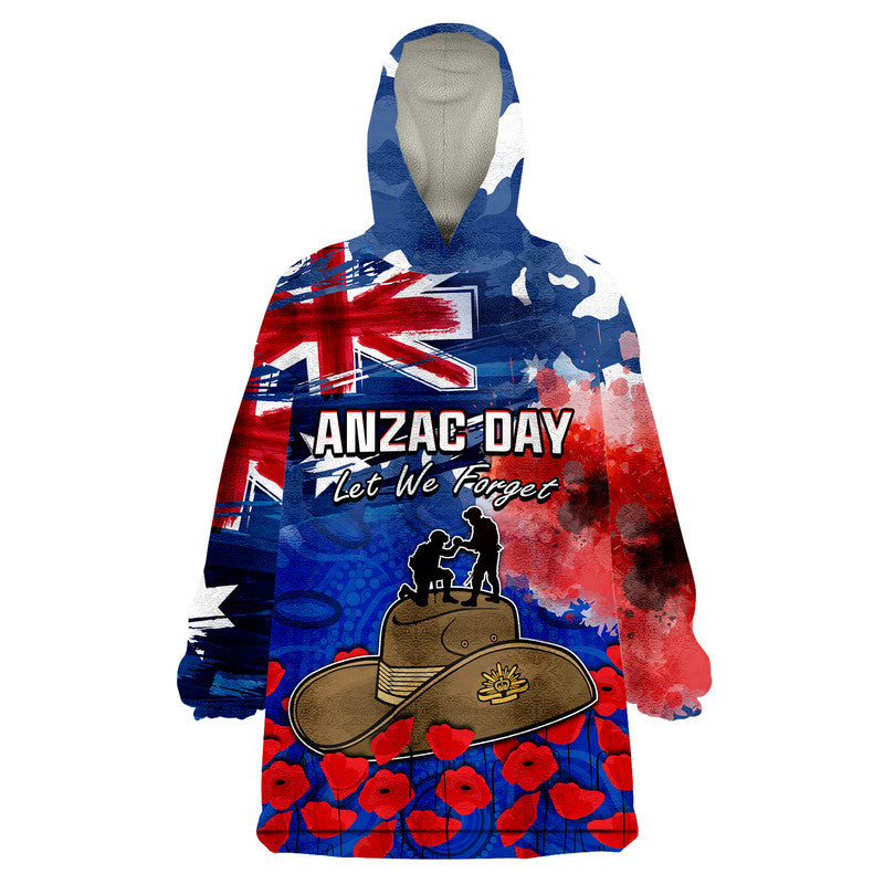 custom-personalised-australia-anzac-day-wearable-blanket-hoodie-grunge-australia-flag-and-red-poppy