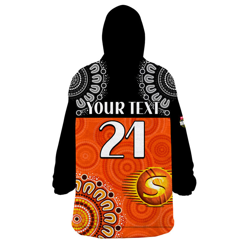 custom-personalised-perth-scorchers-cricket-wearable-blanket-hoodie-aboriginal-double-boomerang