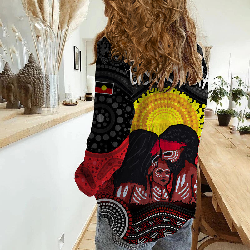 australia-indigenous-aboriginal-family-women-casual-shirt