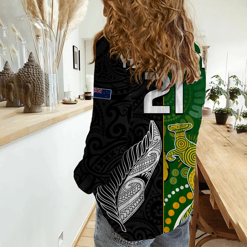 custom-personalised-aotearoa-rugby-all-black-combine-australia-wallabies-women-casual-shirt-aboriginal-kangaroo-and-maori-fern