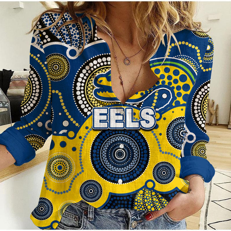 custom-personalised-and-number-eels-rugby-casual-shirt-aboriginal