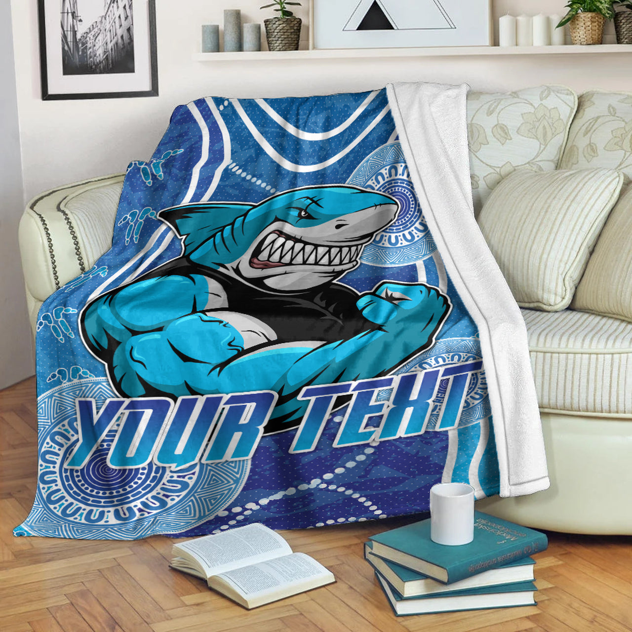 sharks-rugby-blanket-custom-sharks-blanket