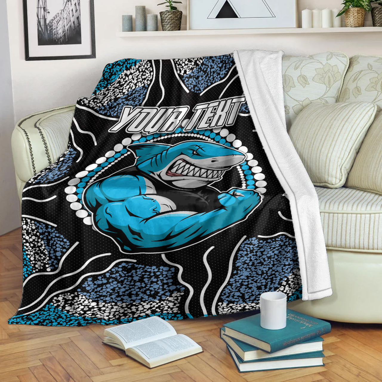 sharks-rugby-blanket-custom-indigenous-super-sharks-blanket