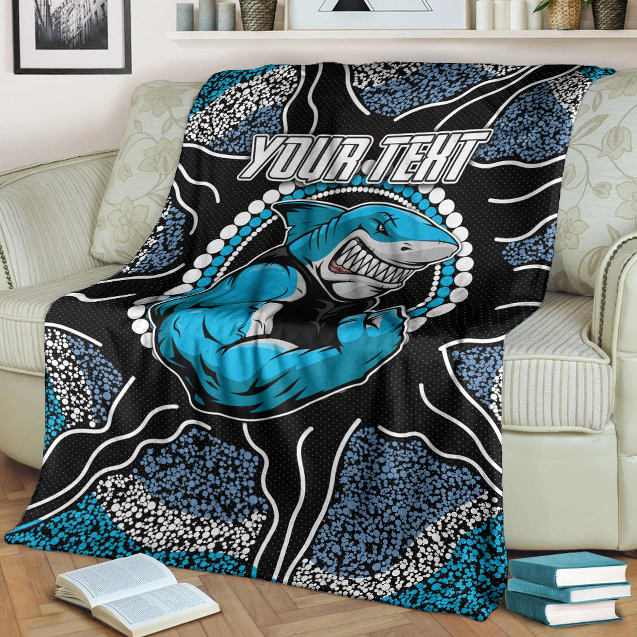 sharks-rugby-blanket-custom-indigenous-super-sharks-blanket