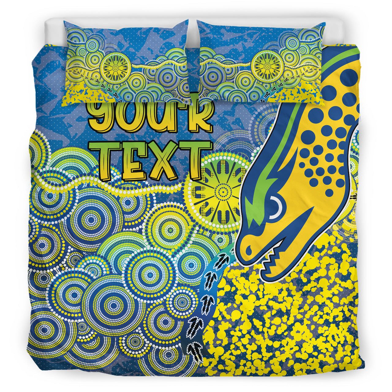 eels-rugby-bedding-set-custom-super-eels-bedding-set