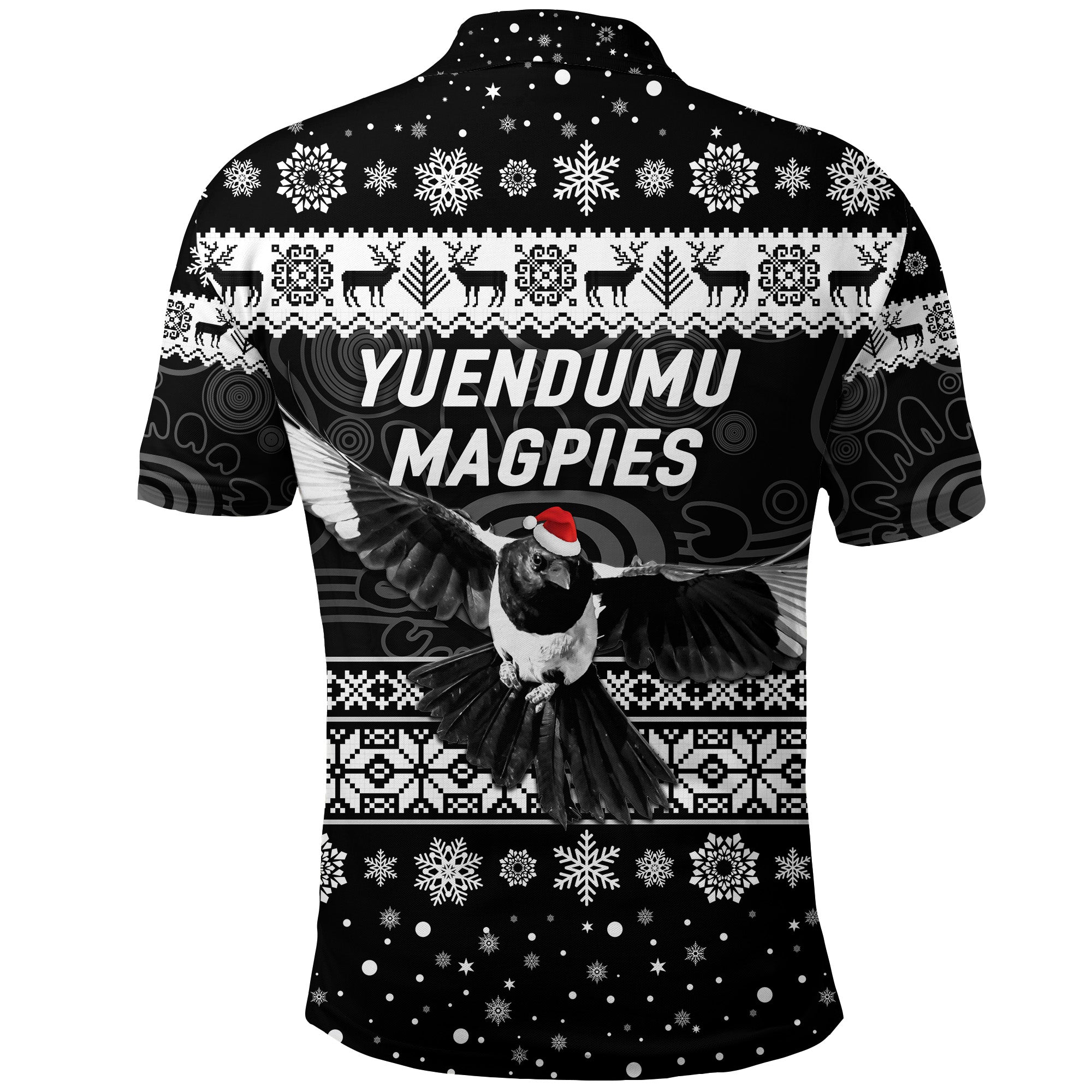 yuendumu-magpies-football-club-polo-shirt-christmas-simple-style-black