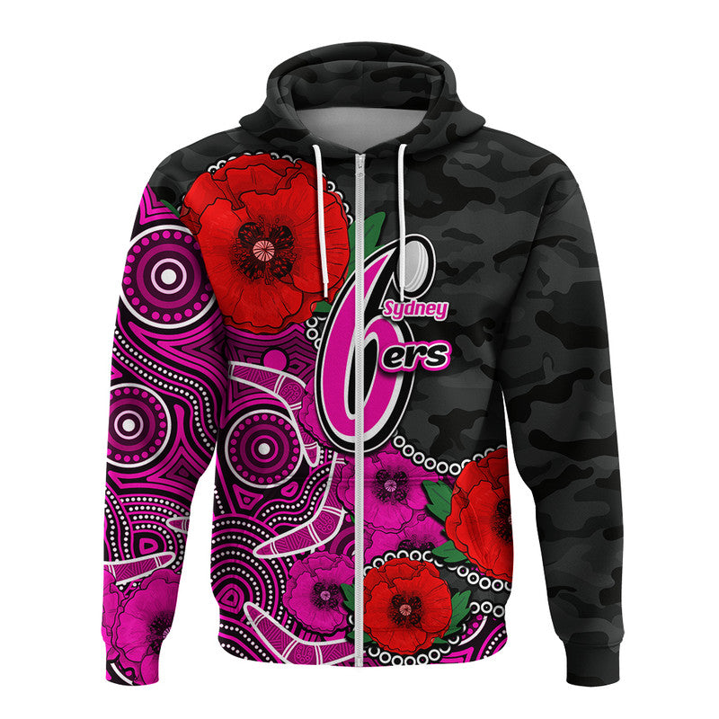 custom-personalised-anzac-day-sydney-sixers-army-mix-aboriginal-hoodie