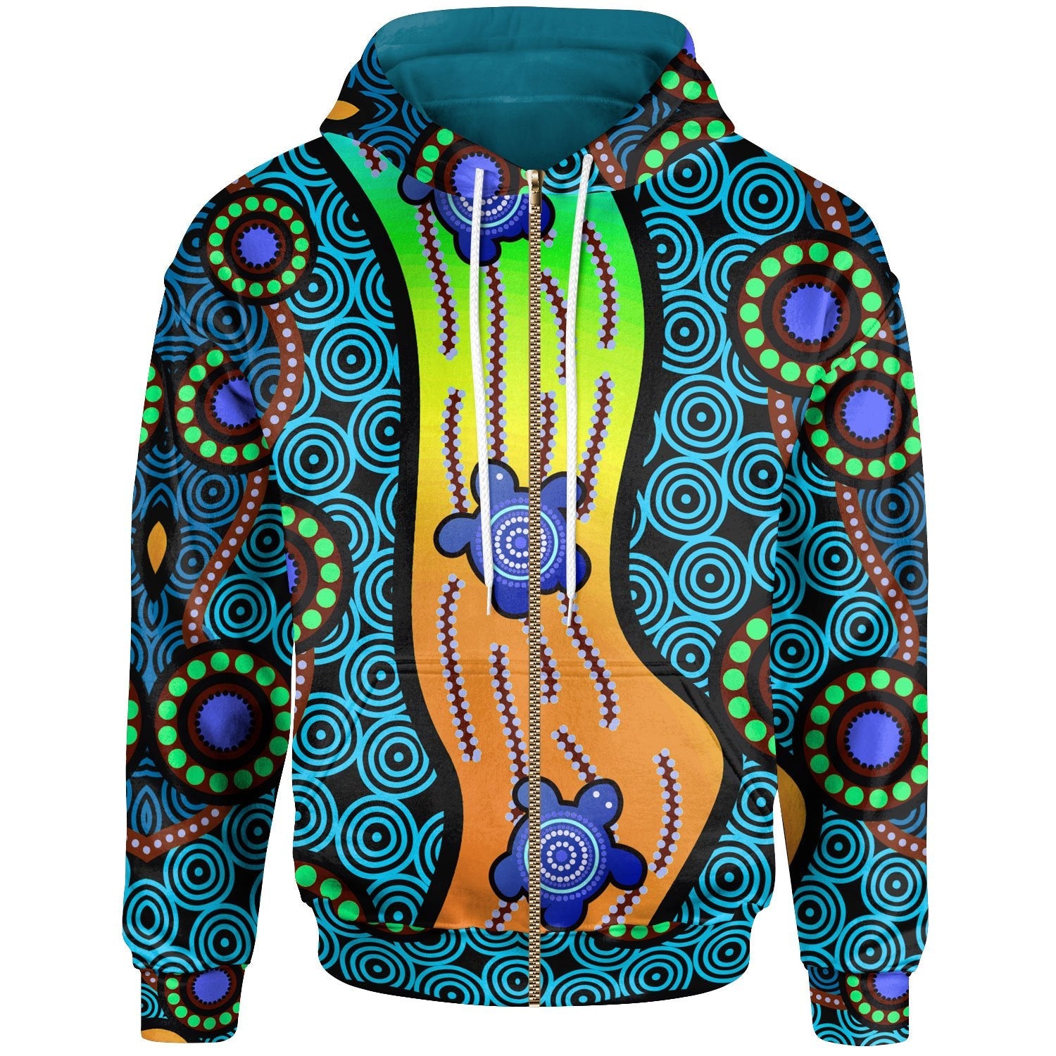 zip-up-hoodie-aboriginal-turtle