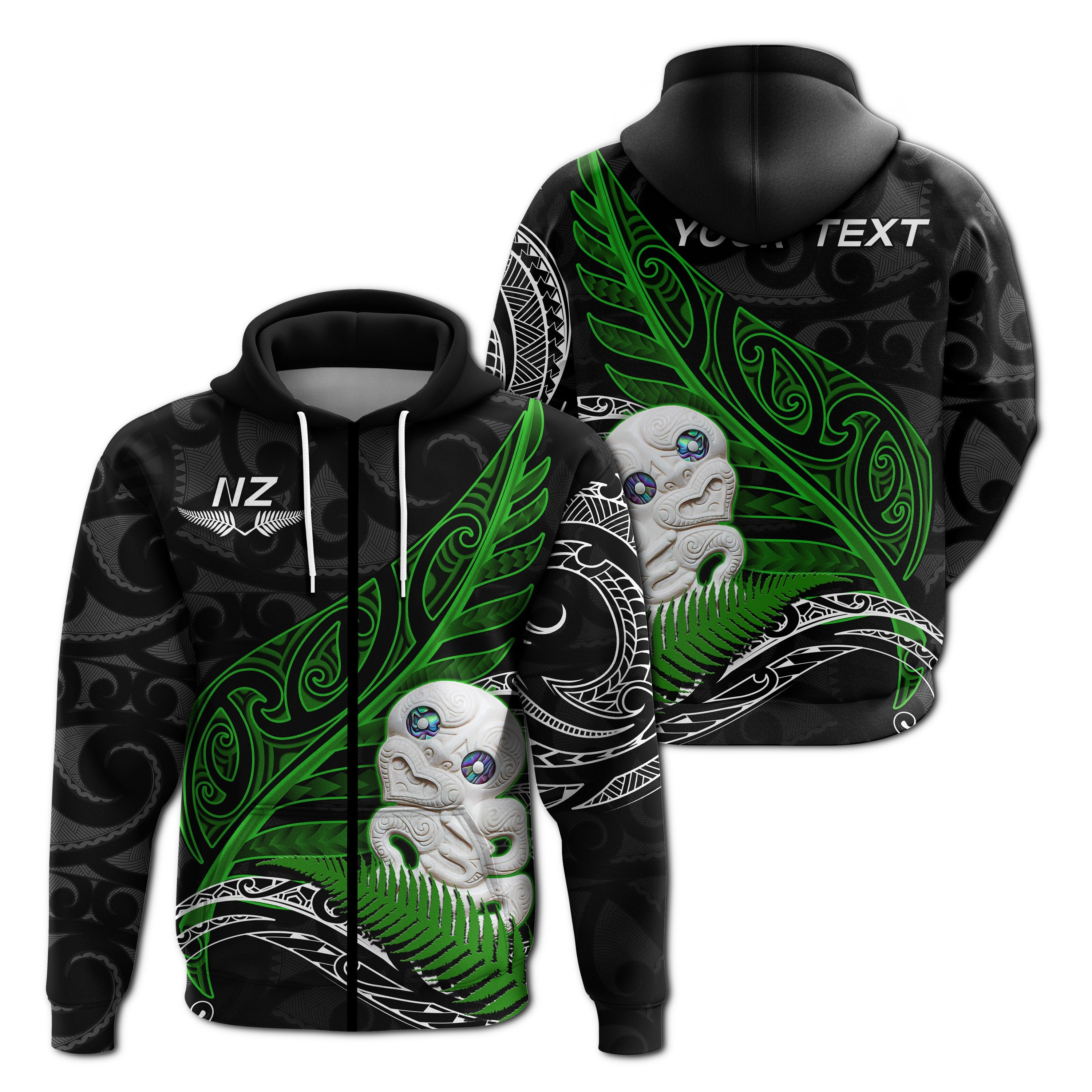 custom-personalised-aotearoa-maori-zip-hoodie-hei-tiki-and-fern