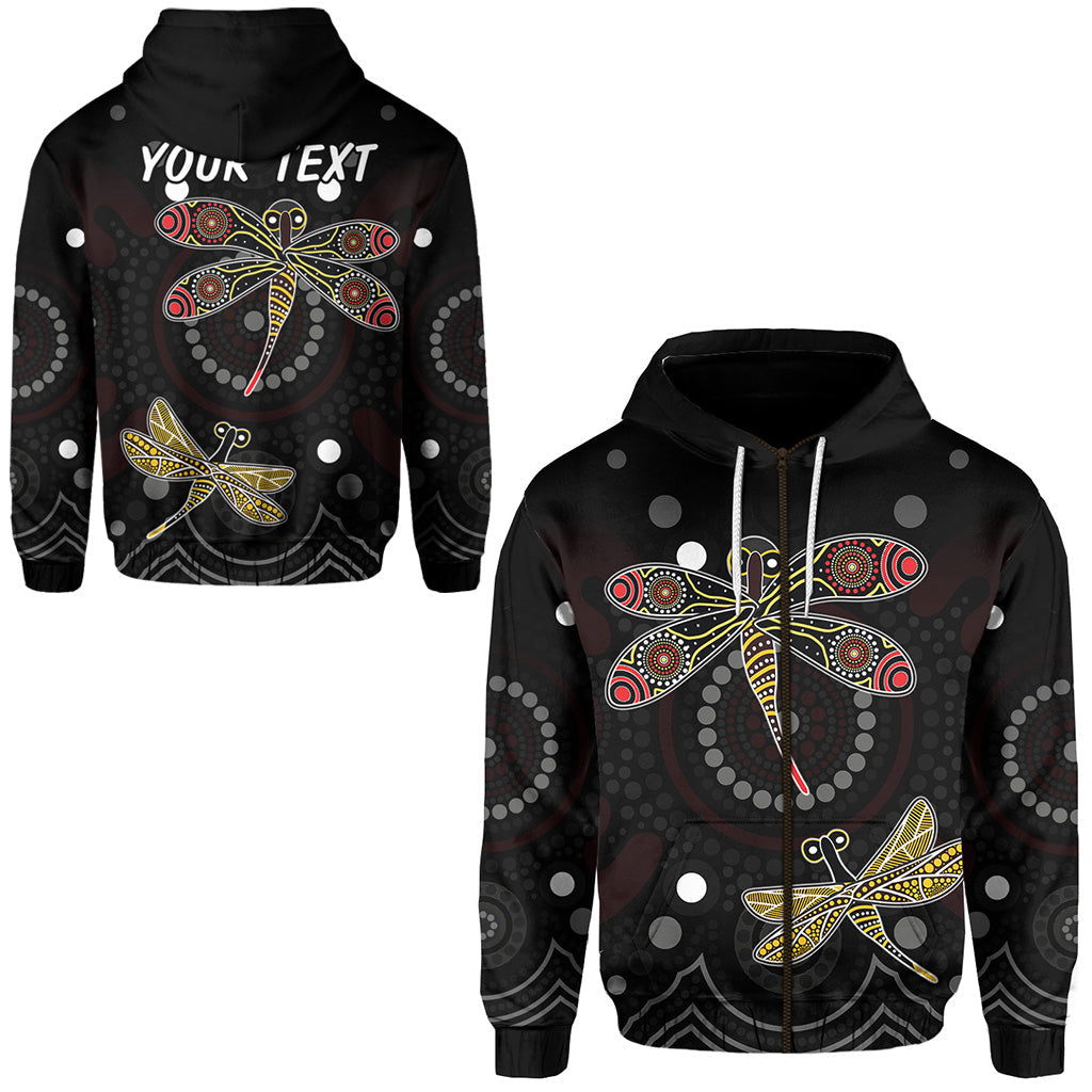 custom-personalised-aboriginal-dot-zip-hoodie-butterfly-victory