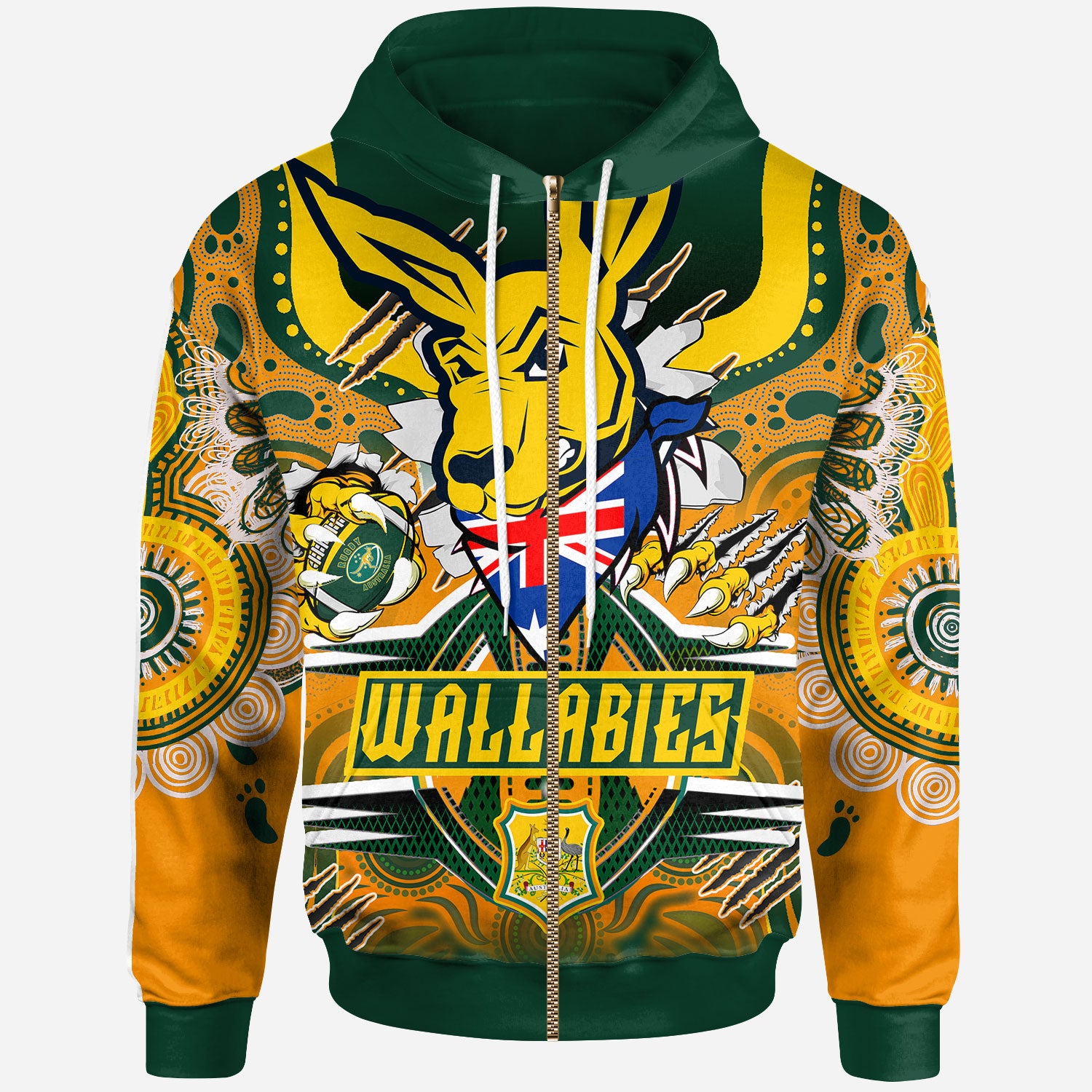 wallabies-rugby-aboriginal-hoodie-custom-super-indigenous-wallabies-championship-scratch-style-hoodie