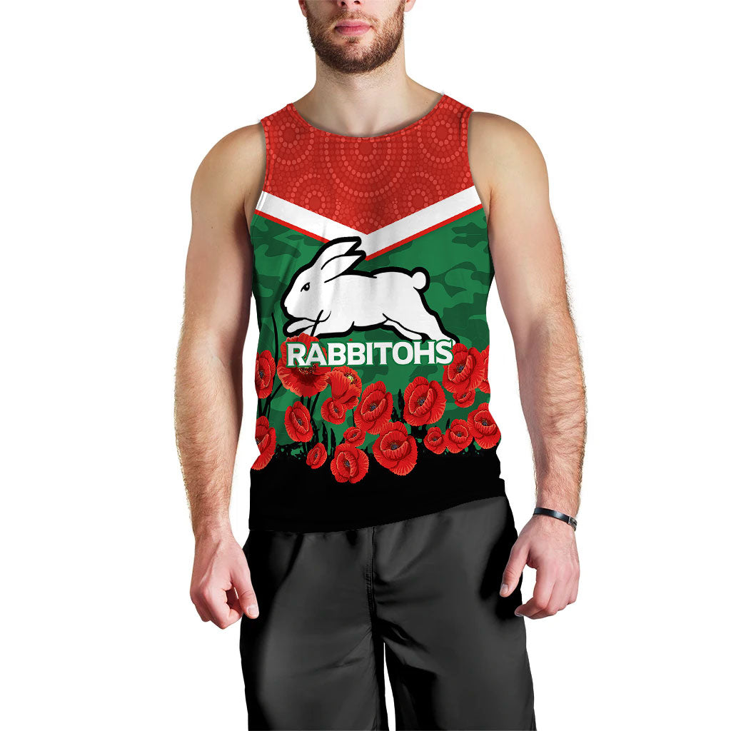 custom-personalised-rabbitohs-anzac-day-men-tank-top-indigenous-art