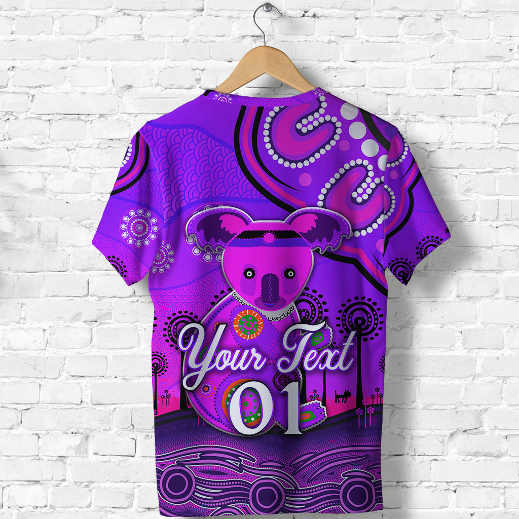 custom-personalised-aboriginal-art-koala-t-shirt-indigenous-unique-vibes-purple