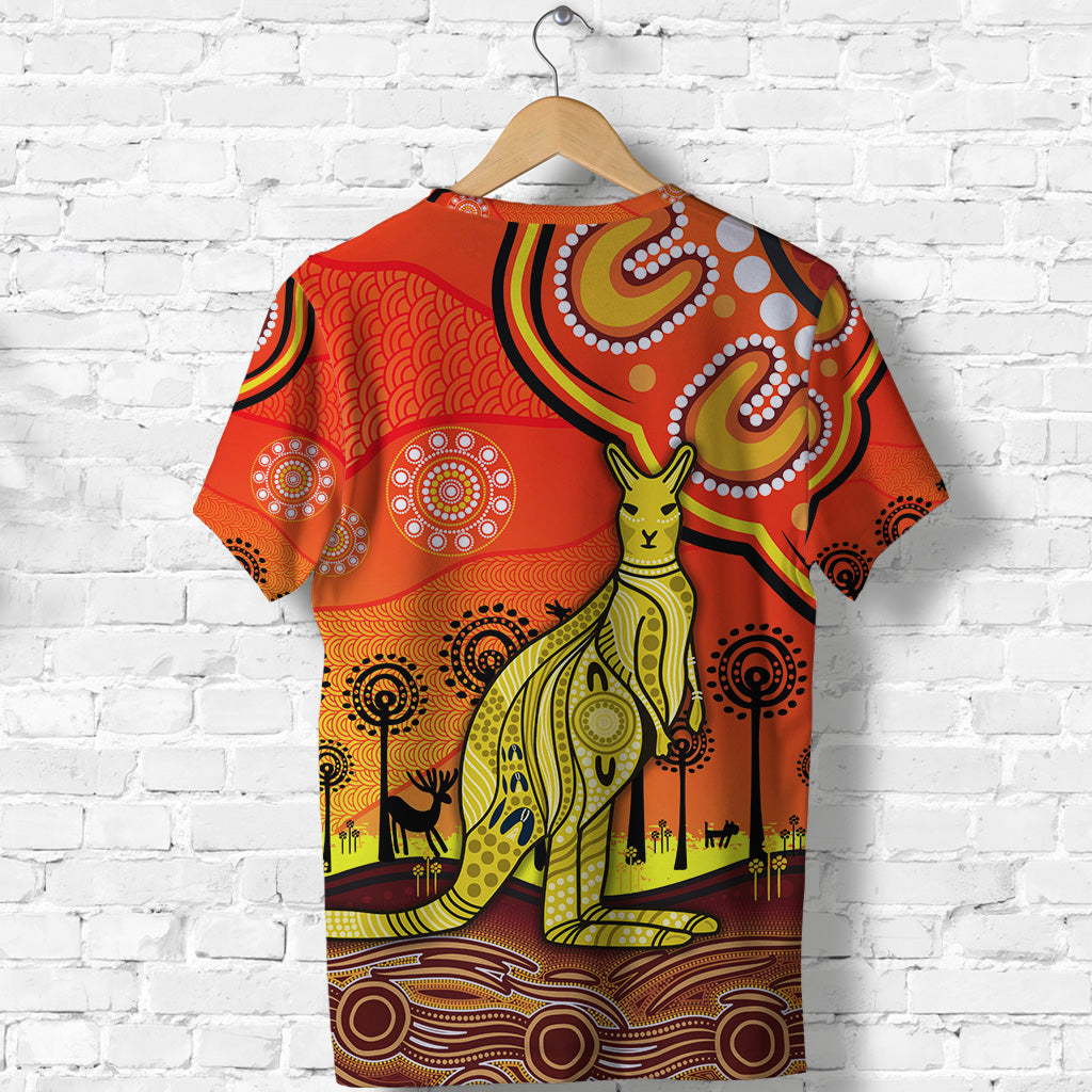 aboriginal-art-kangaroo-t-shirt-indigenous-unique-vibes-orange