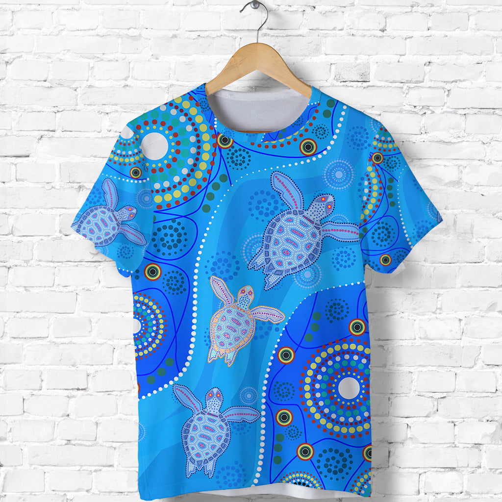 custom-personalised-aboriginal-art-turtle-t-shirt-indigenous-simple-vibes