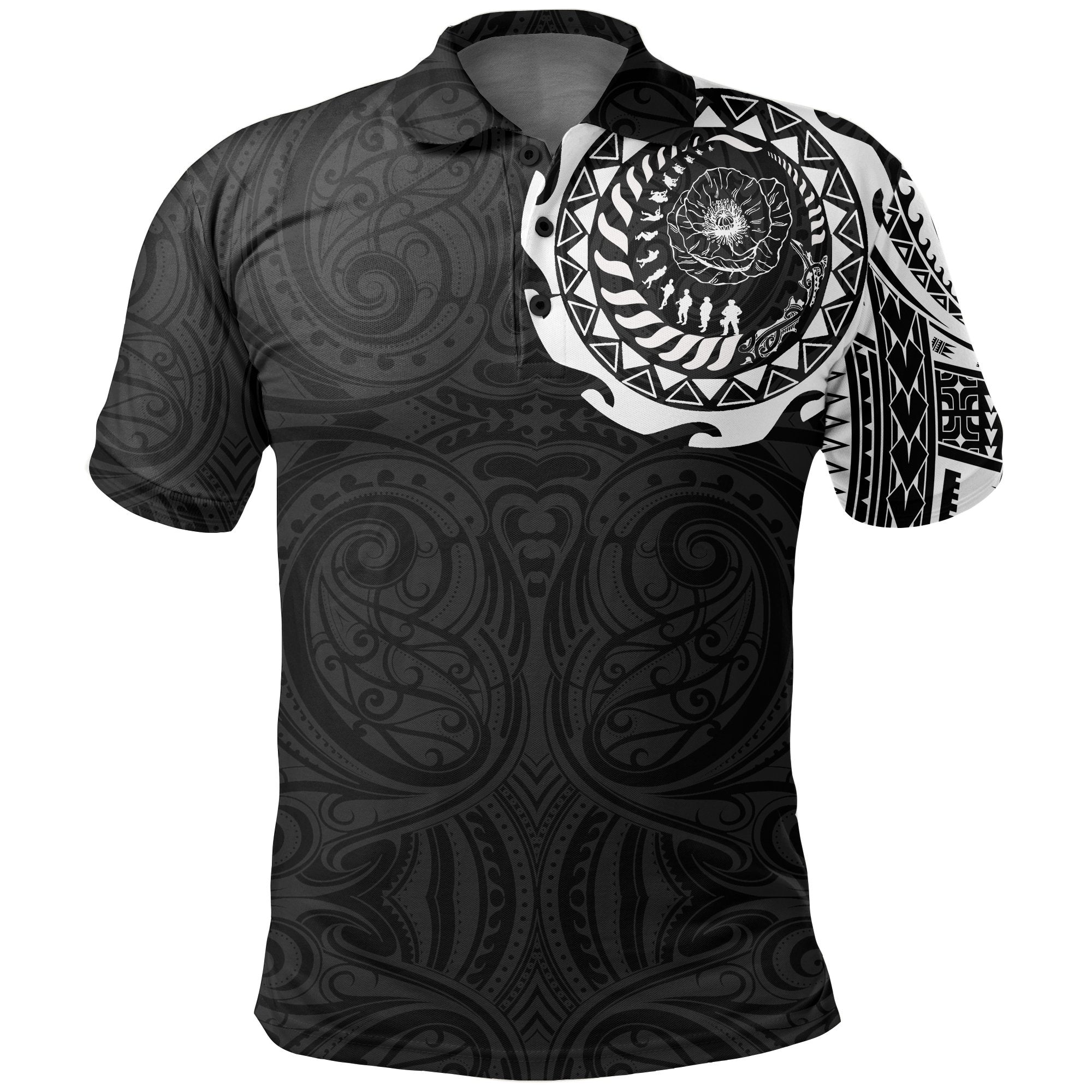 new-zealand-anzac-polo-shirt-lest-we-forget-maori-tattoo-golf-shirts