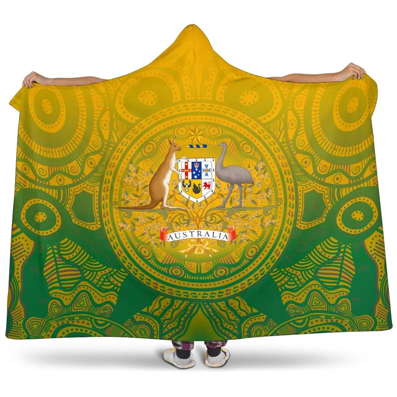 australia-aboriginal-hooded-blanket-australia-and-coat-of-arms-ver01