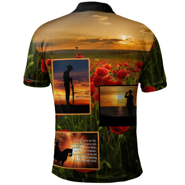 Australia Anzac Polo Shirt - Remembrance Day