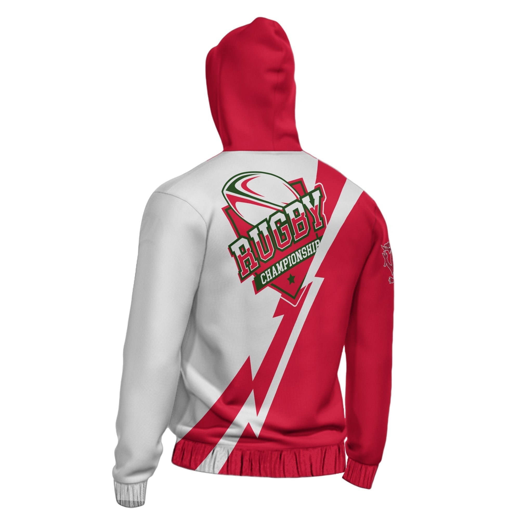 Wales Rugby Hoodie - Lighting Style