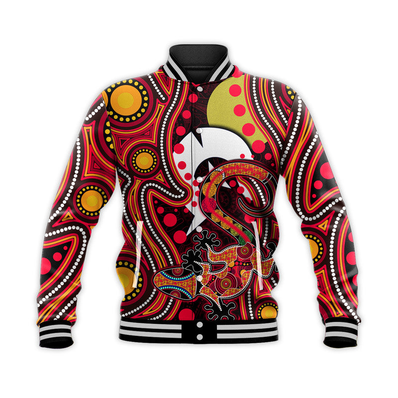 custom-personalised-naidoc-aboriginal-lizard-baseball-jacket-red-style