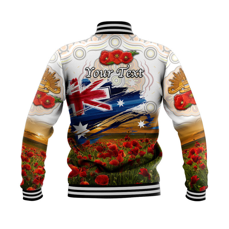 custom-personalised-australia-aboriginal-anzac-baseball-jacket-poppy-vibes-white