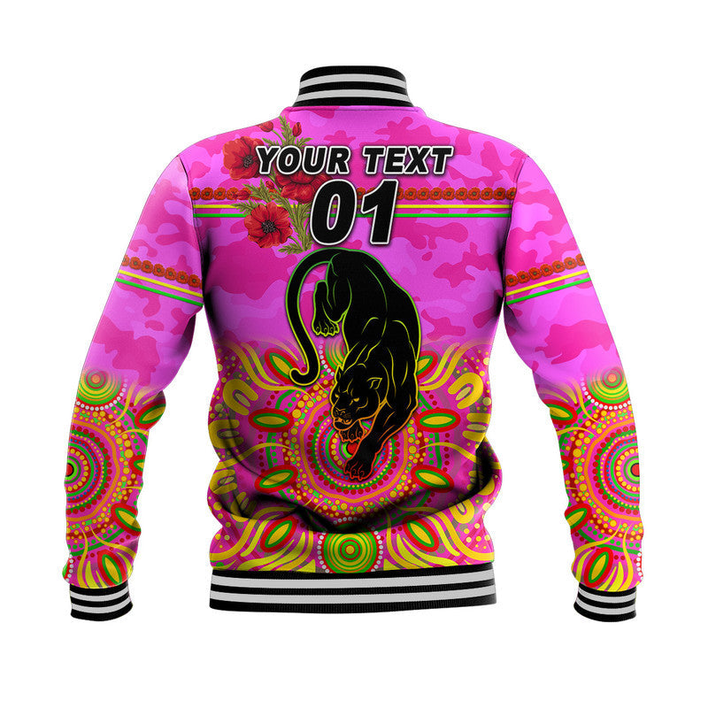 custom-personalised-penrith-panthers-anzac-2022-baseball-jacket-indigenous-vibes-pink