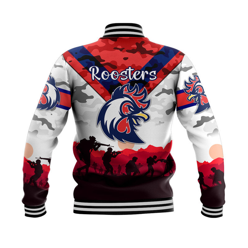 sydney-roosters-anzac-2022-baseball-jacket-simple-style-white