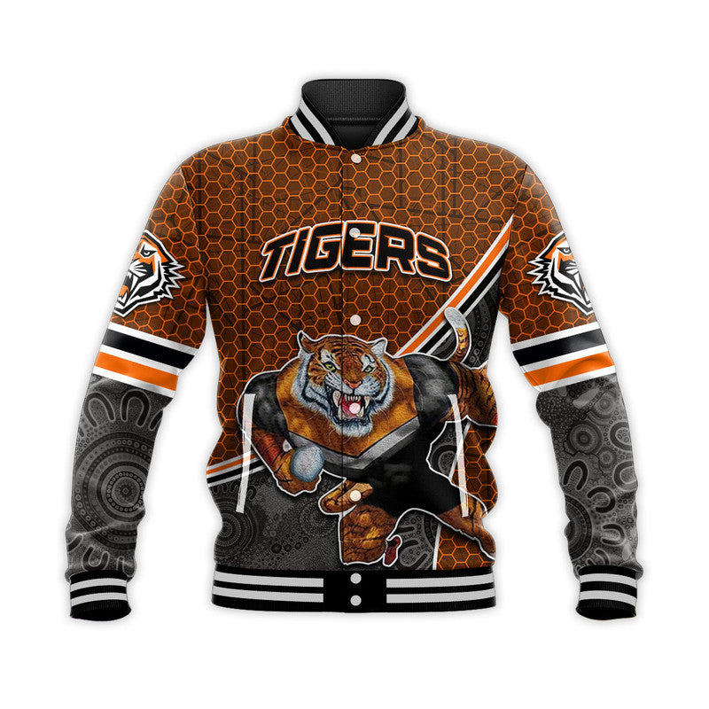 custom-personalised-tigers-rugby-baseball-jacket-mix-aboriginal-simple