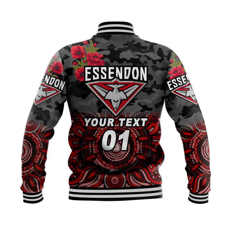 custom-personalised-essendon-bombers-anzac-baseball-jacket-indigenous-vibes-black