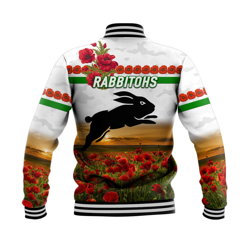 south-sydney-rabbitohs-anzac-2022-baseball-jacket-poppy-flowers-vibes-white