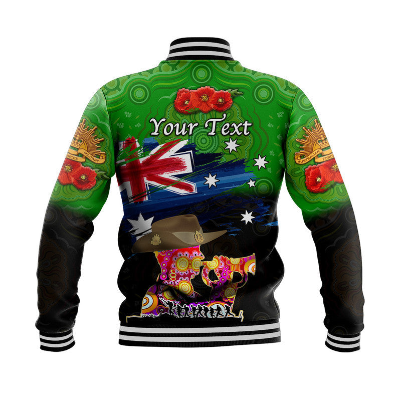 custom-personalised-australia-aboriginal-anzac-baseball-jacket-remembrance-vibes-green