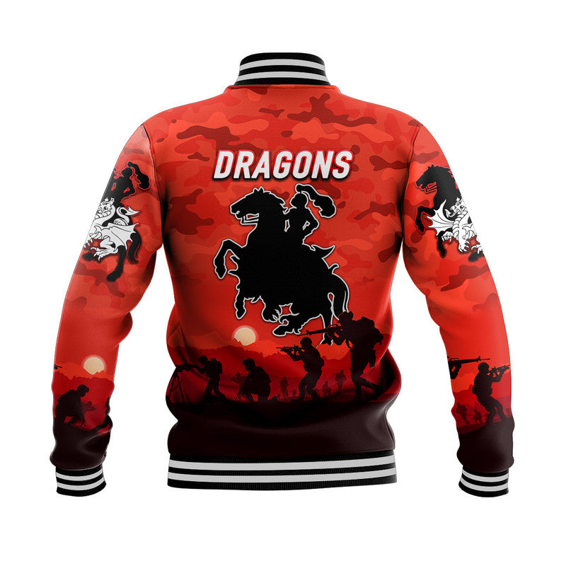 st-george-illawarra-dragons-anzac-2022-baseball-jacket-simple-style-red