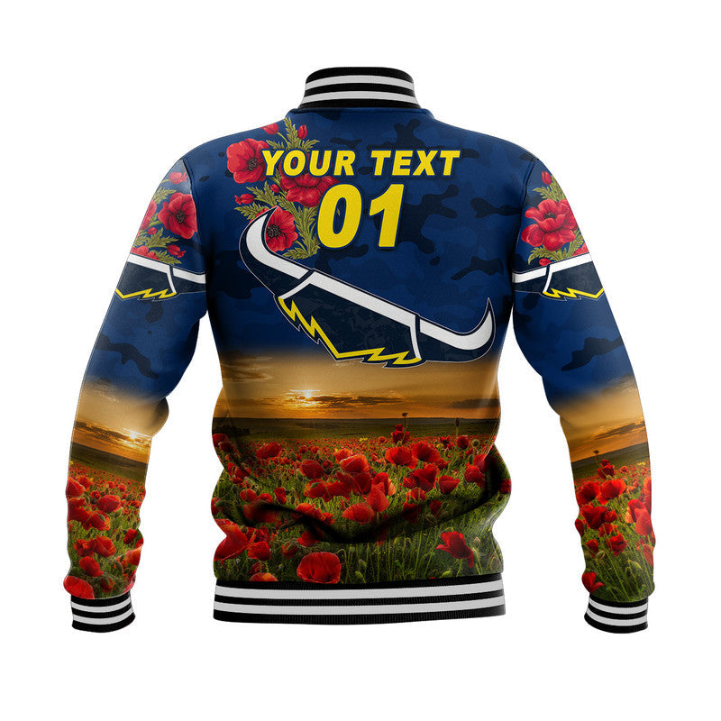 custom-personalised-north-queensland-cowboys-anzac-2022-baseball-jacket-poppy-flowers-vibes-blue