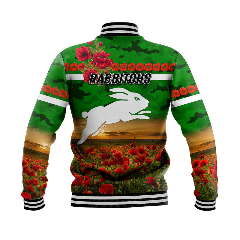 south-sydney-rabbitohs-anzac-2022-baseball-jacket-poppy-flowers-vibes-green