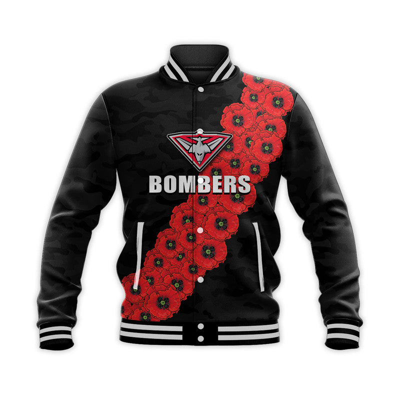 custom-personalised-afl-bombers-baseball-jacket-anzac-day-poppy-flowers-jersey