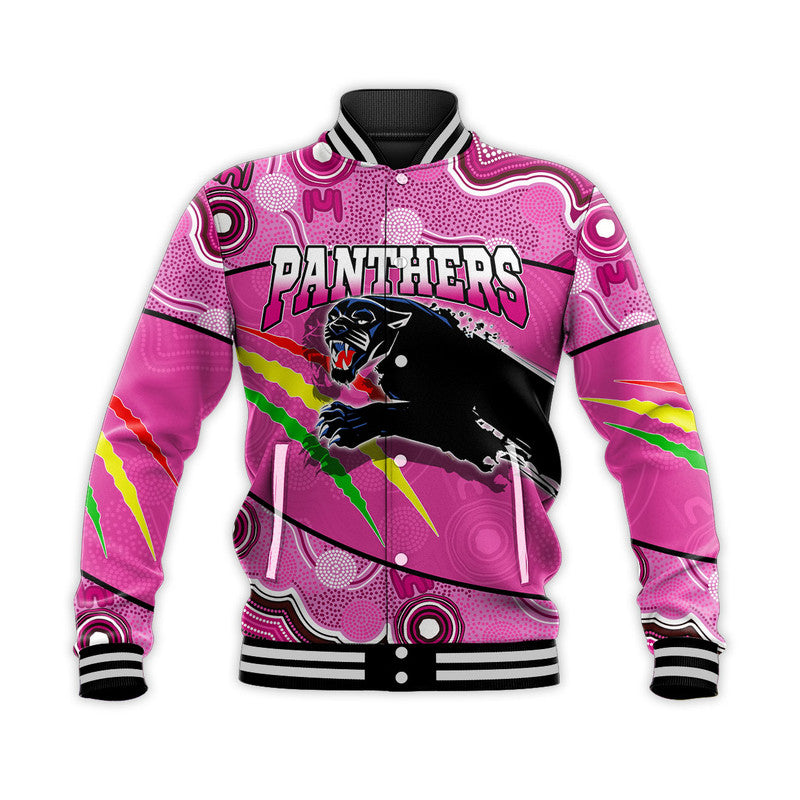 custom-personalised-panthers-rugby-baseball-jacket-aboriginal-basic-style-pink