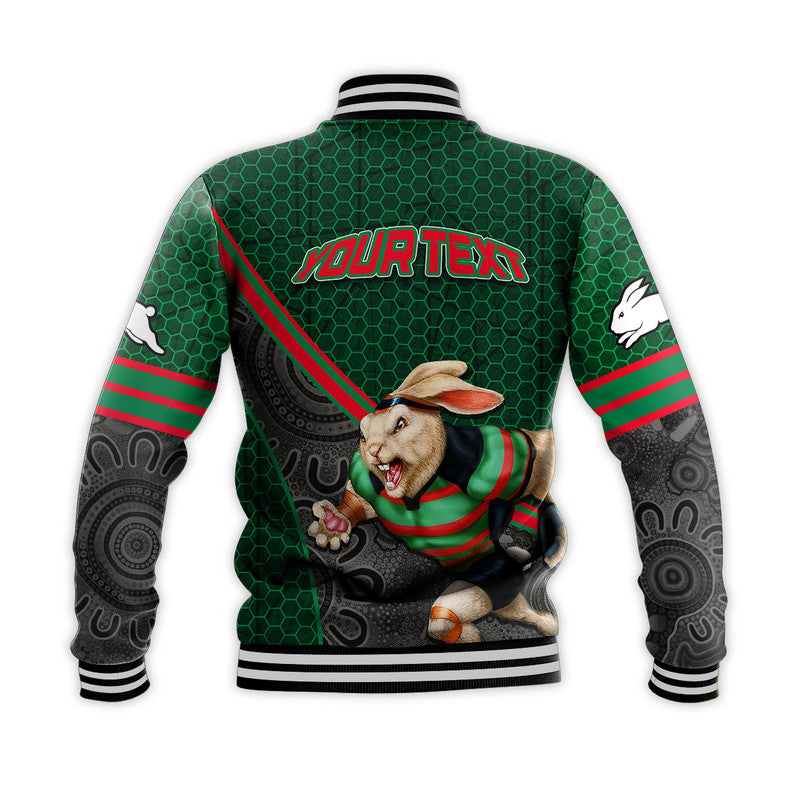 custom-personalised-rabbitohs-rugby-baseball-jacket-mix-aboriginal-simple