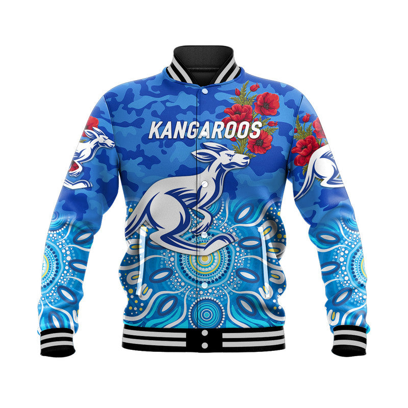 custom-personalised-north-melbourne-kangaroos-anzac-baseball-jacket-indigenous-vibes