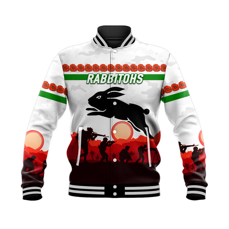 custom-personalised-south-sydney-rabbitohs-anzac-2022-baseball-jacket-simple-style-white