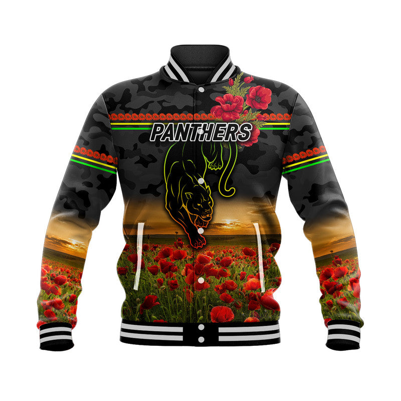 custom-personalised-penrith-panthers-anzac-2022-baseball-jacket-poppy-flowers-vibes-black