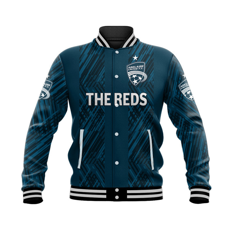 custom-personalised-adelaide-united-the-reds-baseball-jacket-soccer-club-original-style-navy