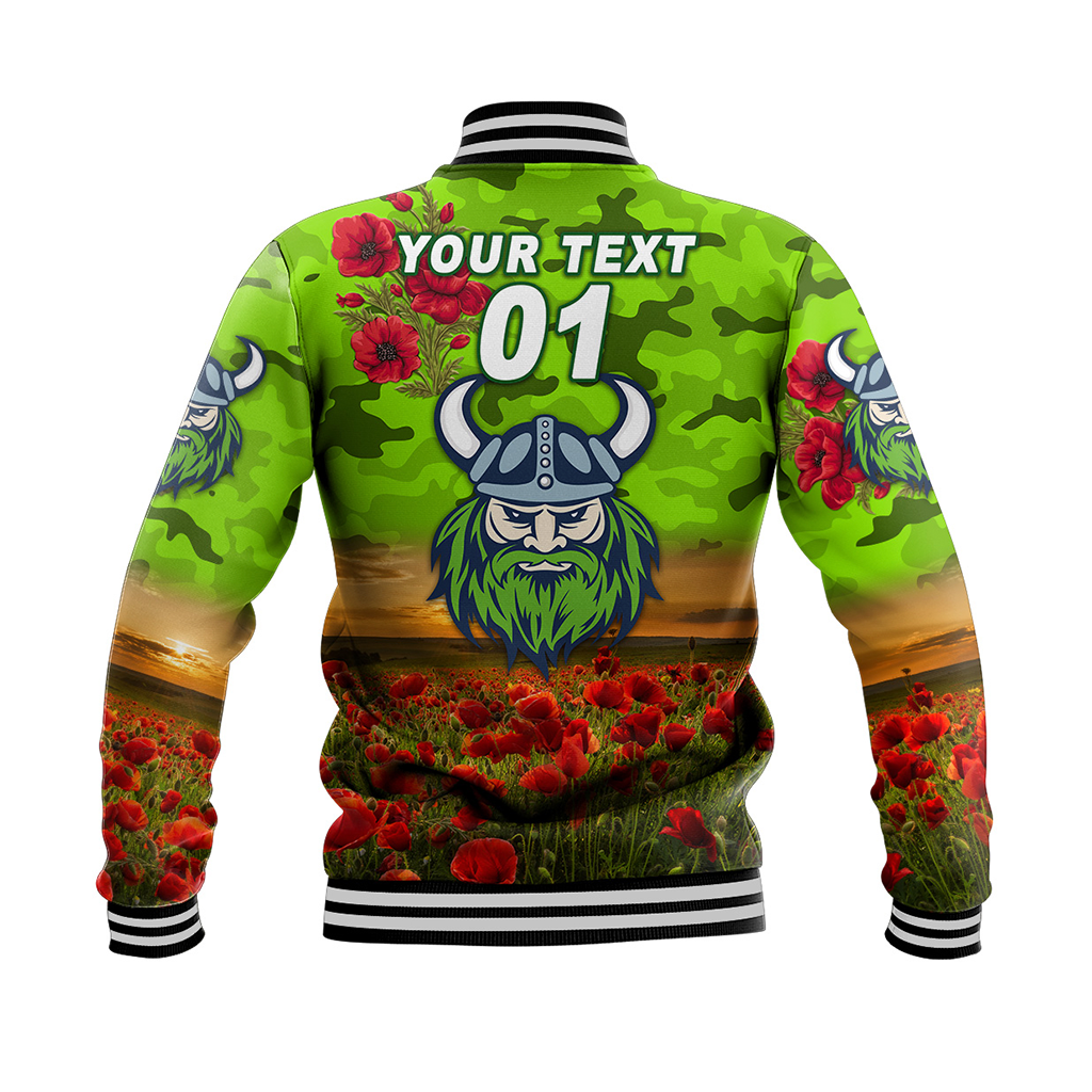 custom-personalised-canberra-raiders-anzac-2022-baseball-jacket-poppy-flowers-vibes