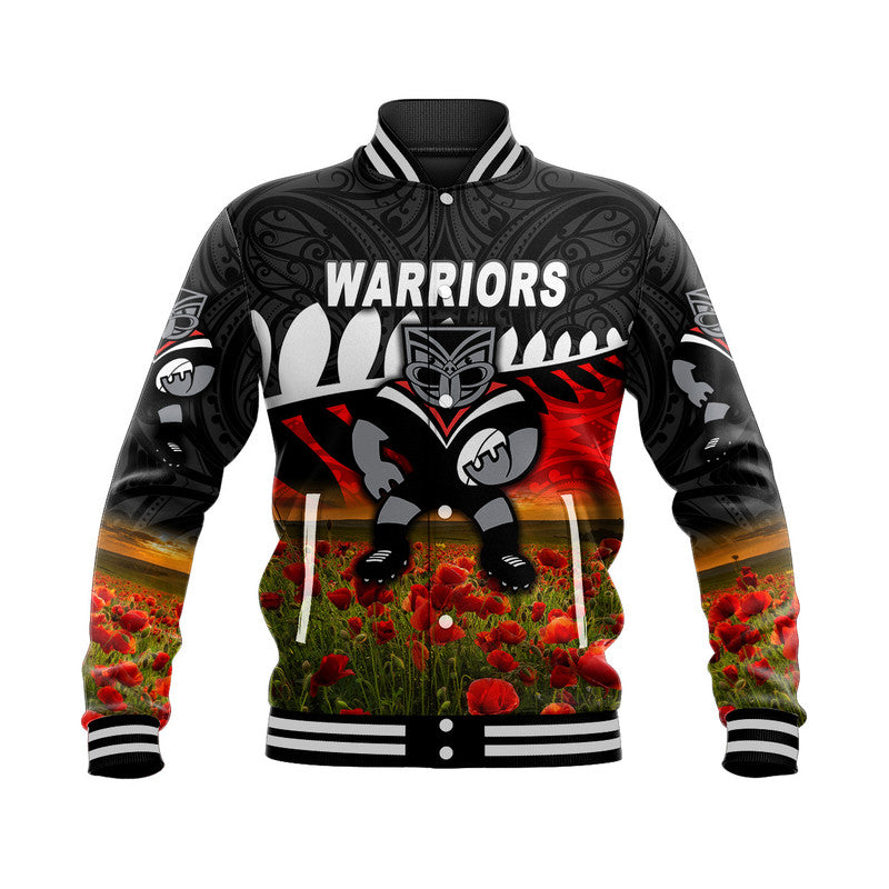 custom-personalised-new-zealand-warriors-anzac-2022-baseball-jacket-maori-poppy-flowers-vibes